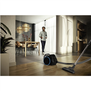 Miele Boost CX1 Blue Pulse, 890 Вт, черный/синий - Пылесос с контейнером для пыли