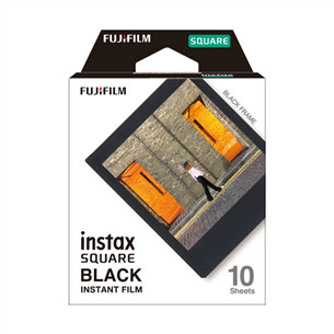 Fuji Instax Square Film Black Frame, 10 шт. - Фотобумага 8720094754345