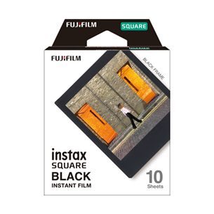 Fuji Instax Square Film Black Frame, 10 шт. - Фотобумага 8720094754345