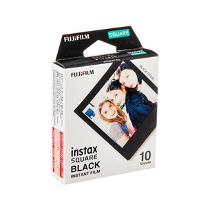 Fuji Instax Square Film Black Frame, 10 gab. - Fotopapīrs