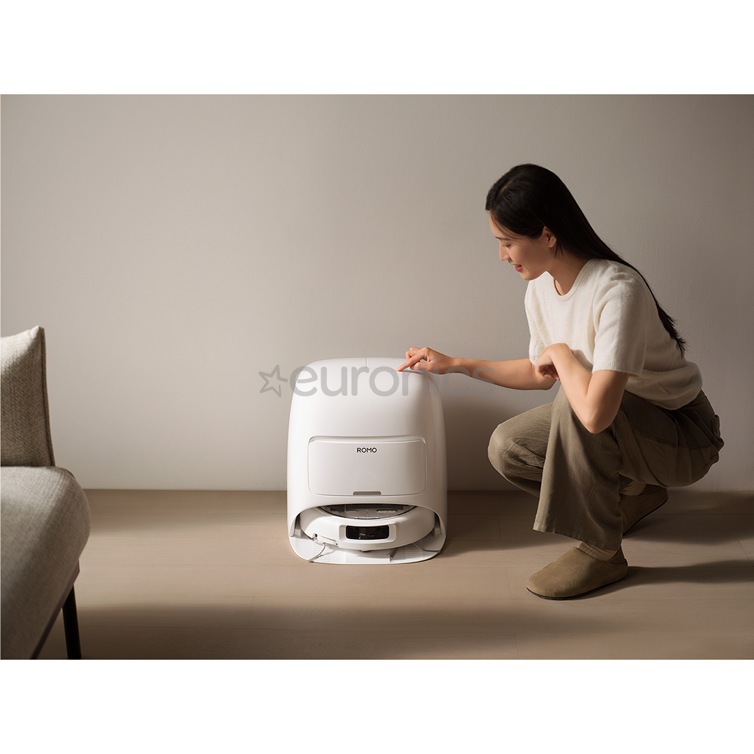 DJI Romo A, wet & dry, white/transparent - Robot vacuum cleaner