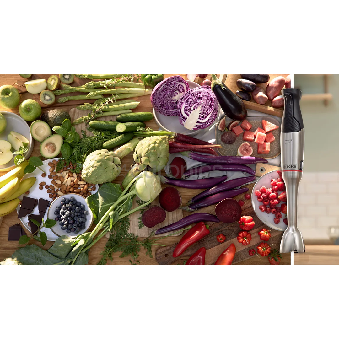 Bosch ErgoMaster, Series 6, 1200 W, nerūsējošā tērauda - Rokas blenderis