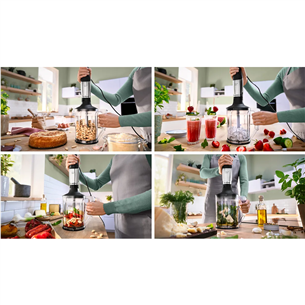 Bosch ErgoMaster, Series 6, 1200 W, nerūsējošā tērauda - Rokas blenderis