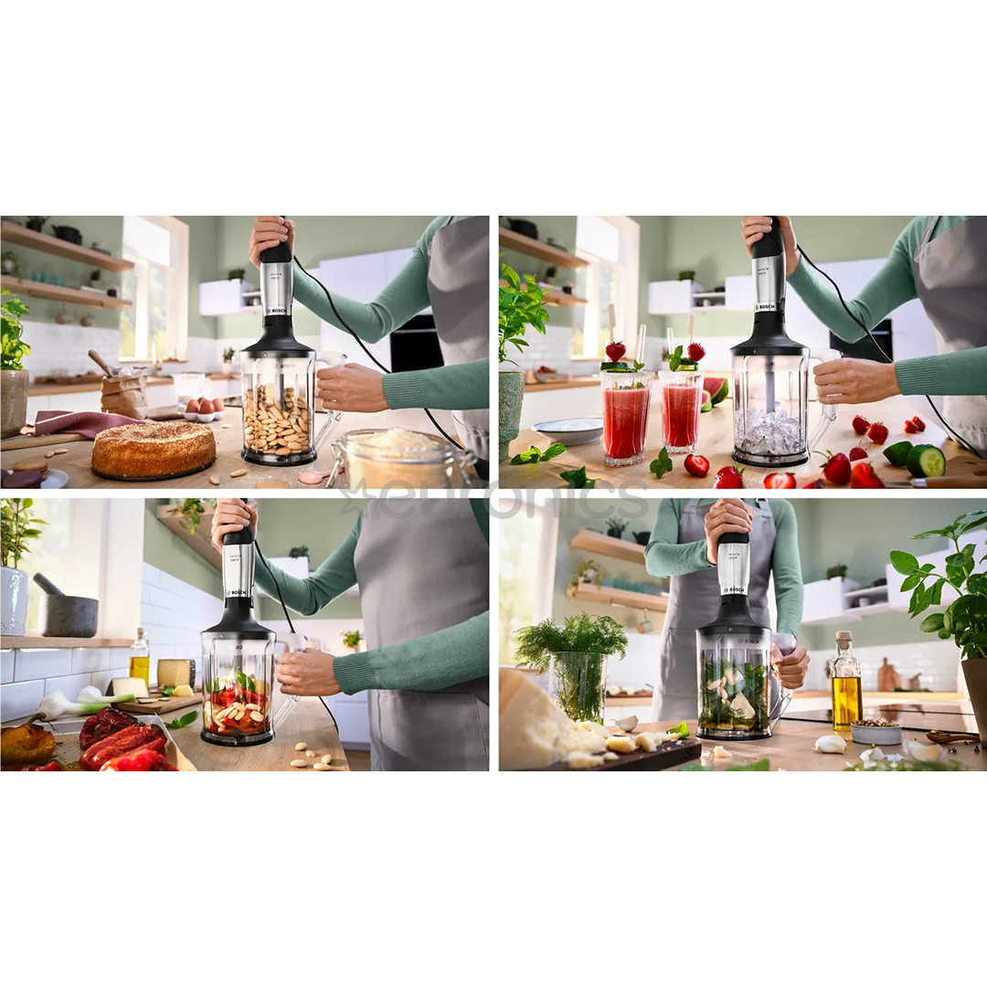 Bosch ErgoMaster, Series 6, 1200 W, nerūsējošā tērauda - Rokas blenderis
