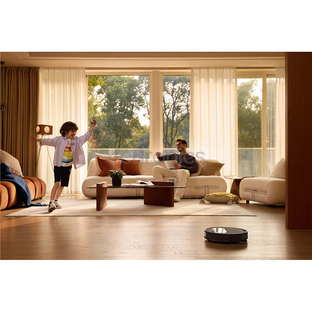 Roborock Saros Z70, сухая и влажная уборка, черный - Робот-пылесос