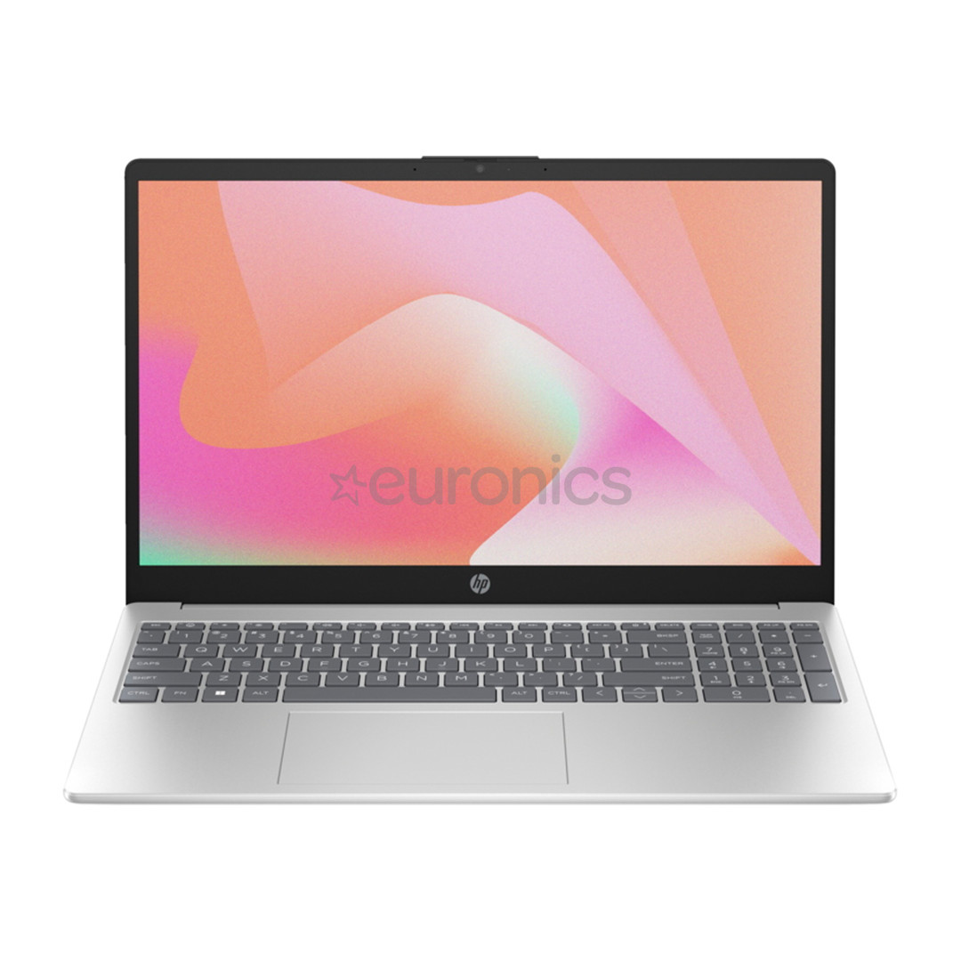 HP Laptop 15 fc0217, 15,6'', Ryzen 7, 16 GB, 512 GB, ENG, sudraba - Portatīvais dators