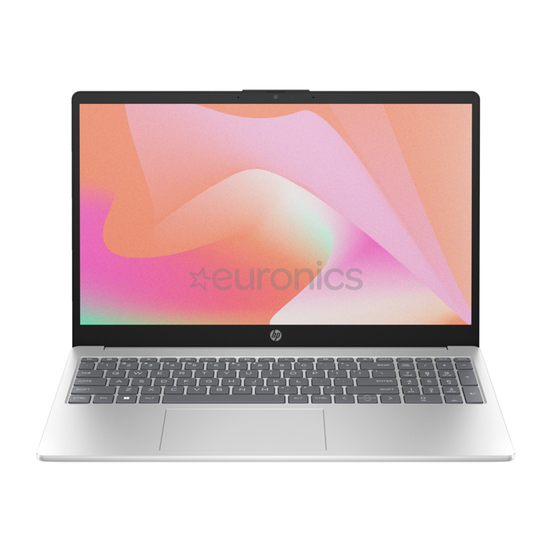 HP Laptop 15 fc0217, 15,6'', Ryzen 7, 16 GB, 512 GB, ENG, sudraba - Portatīvais dators