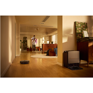 Roborock Saros Z70, wet & dry, silver - Robot vacuum cleaner