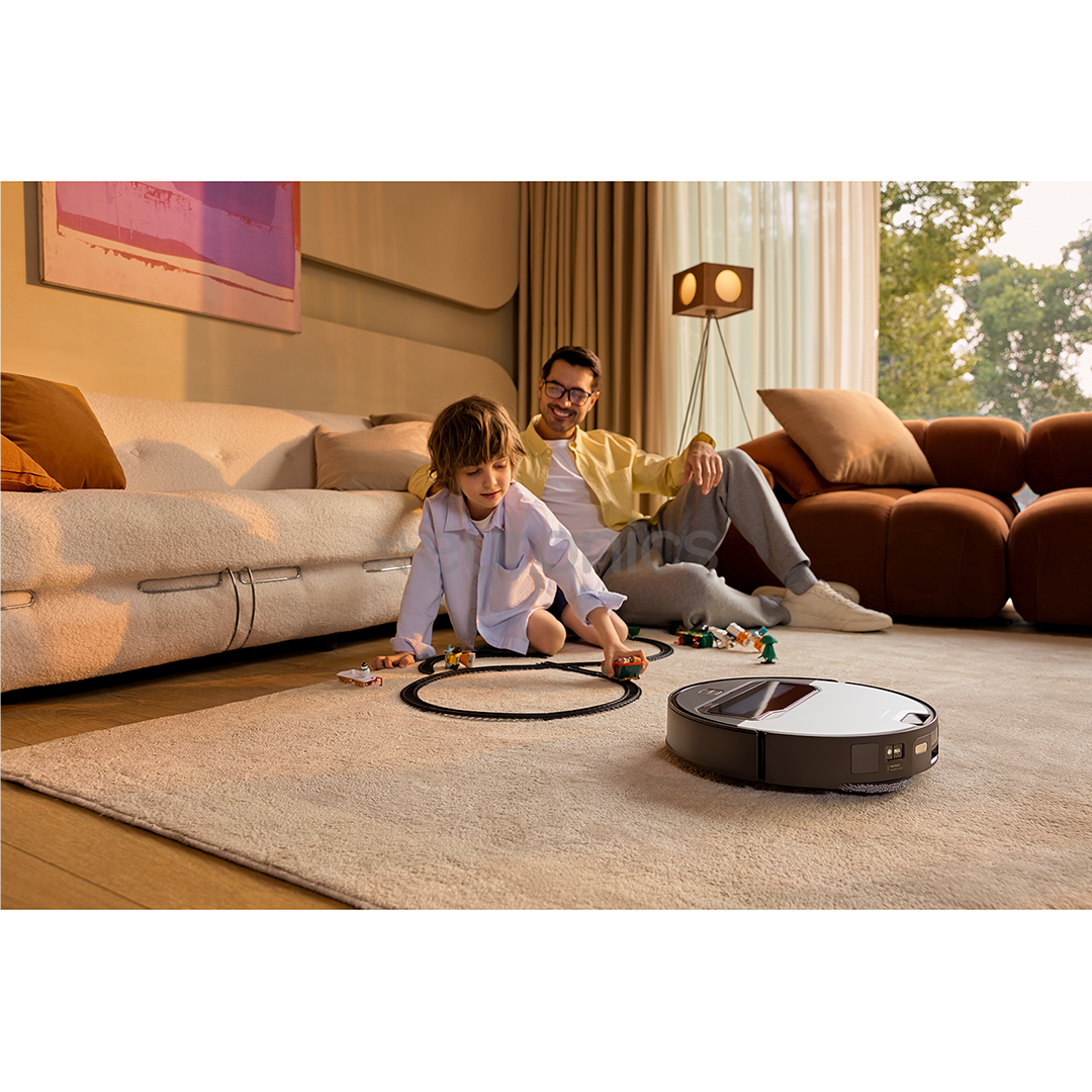 Roborock Saros Z70, wet & dry, silver - Robot vacuum cleaner