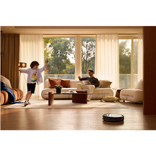 Roborock Saros Z70, wet & dry, silver - Robot vacuum cleaner