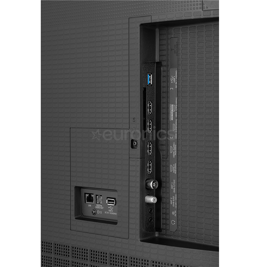 Hisense U7Q PRO, 55'', 4K UHD, ULED, Mini LED, черный - Телевизор