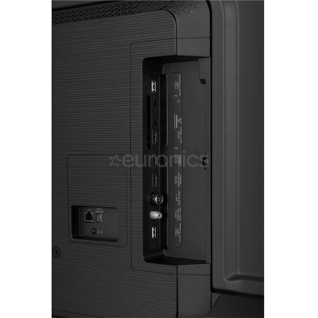 Hisense E7Q, 85'', 4K UHD, QLED, melna - Televizors