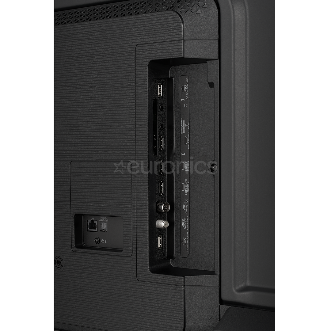 Hisense E7Q, 85'', 4K UHD, QLED, black - TV