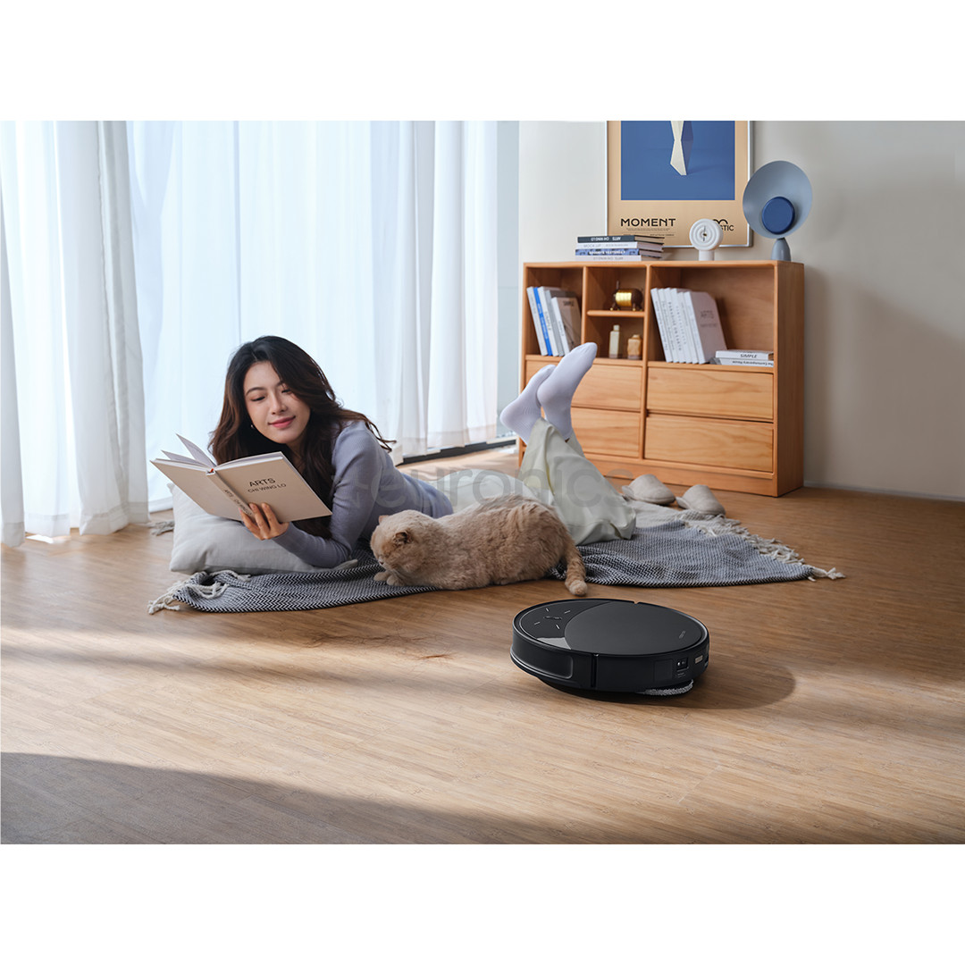 Roborock Saros 10R, Wet & Dry, melna - Robots putekļu sūcējs