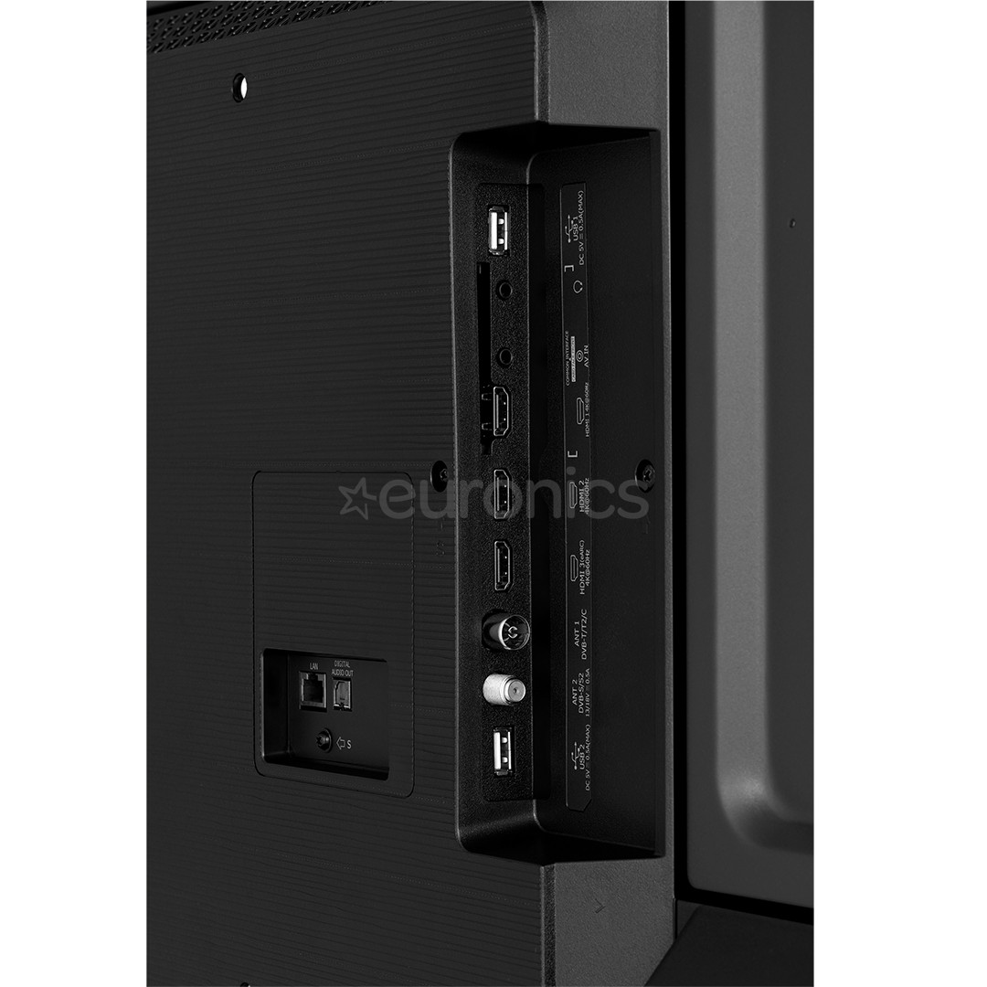 Hisense A6Q, 65'', 4K UHD, LED LCD, melna - Televizors