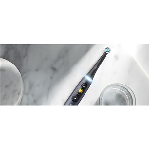 Braun Oral-B iO 8, ceļojumu futrālis, melna/pelēka - Elektriskā zobu birste