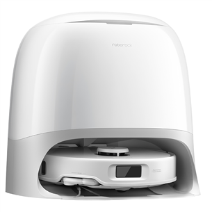 Roborock QRevo Curv 5A1, сухая и влажная уборка, белый - Робот-пылесос