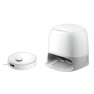 Roborock QRevo Curv 5A1, сухая и влажная уборка, белый - Робот-пылесос