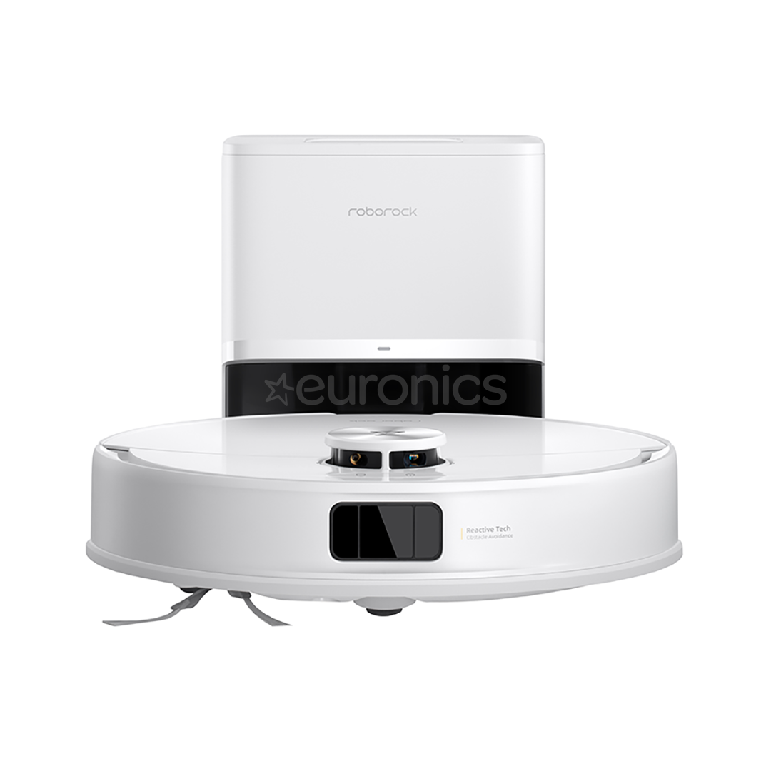 Roborock Q10VF+, сухая и влажная уборка, белый - Робот-пылесос