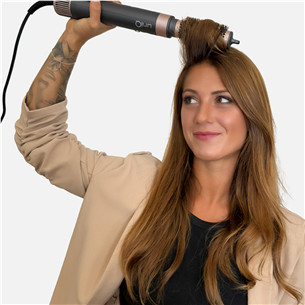 GA.MA Vibrance Uniq, 1500 Вт, темно-серый/розовый - Стайлер для волос