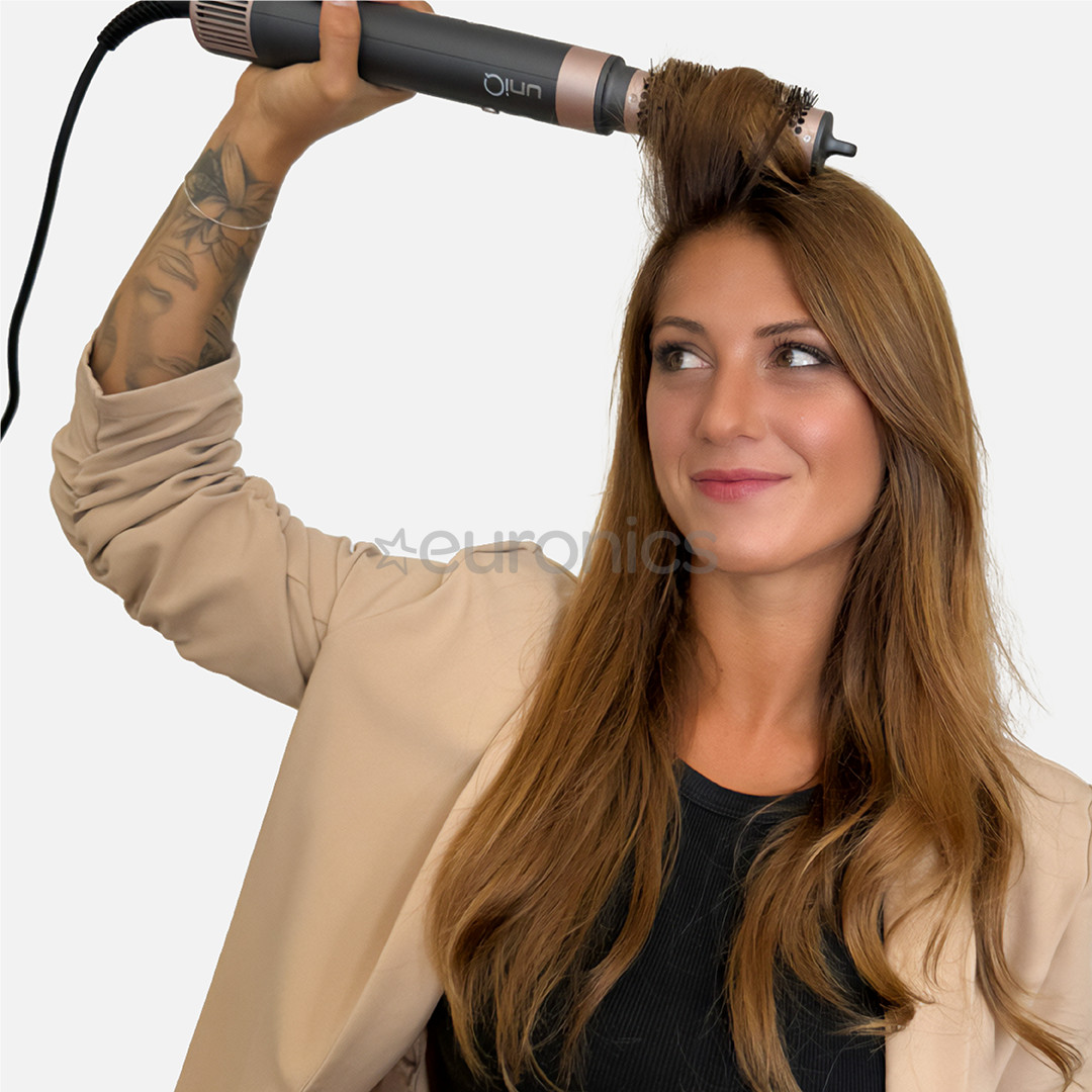 GA.MA Vibrance Uniq, 1500 Вт, темно-серый/розовый - Стайлер для волос