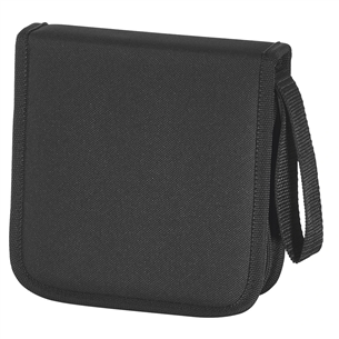 Hama CD/DVD/Blu-ray Wallet 32, melna - Disku soma 00011615