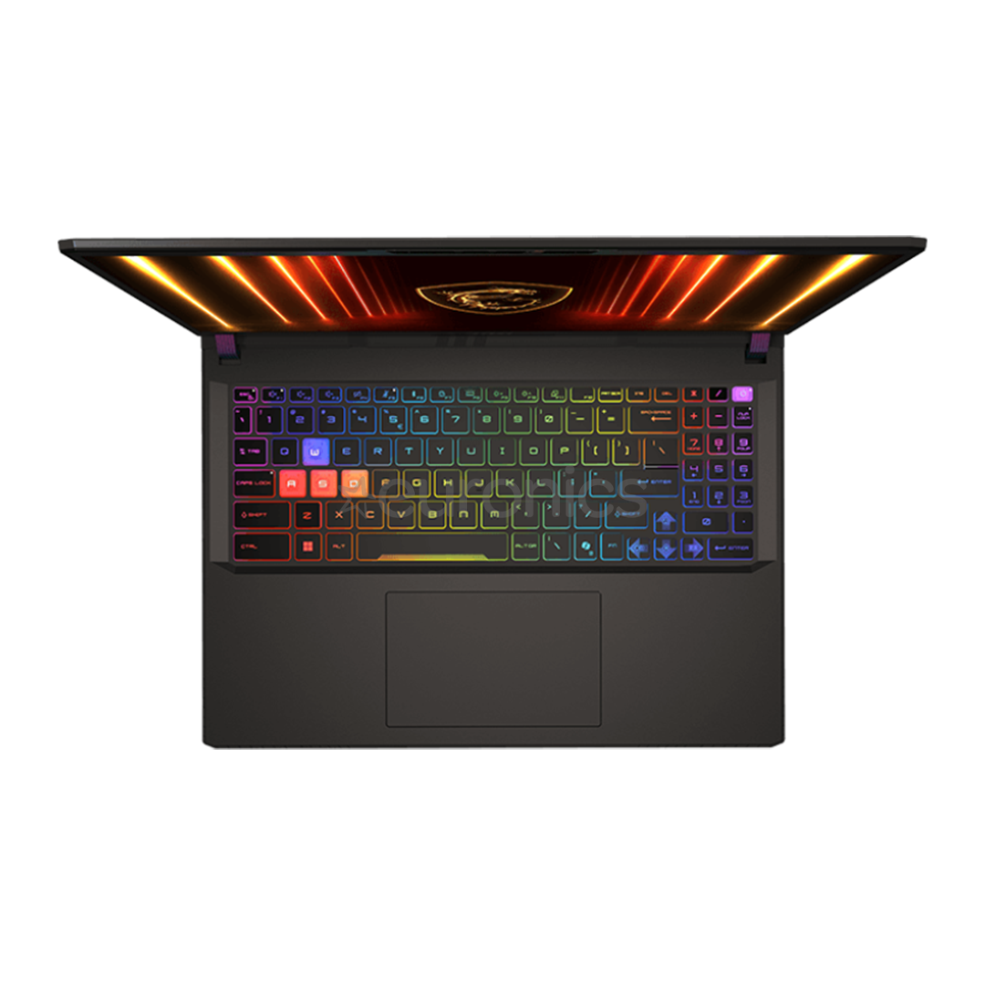 MSI Vector 16 HX AI A2XW, 16'', QHD+, 240 Hz, Ultra 9, 32 GB, 1 TB, RTX 5070 Ti, ENG, pelēka - Portatīvais dators