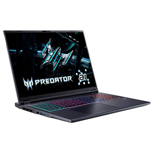 Acer Predator Helios Neo 18, 18'', WQXGA, 240 Hz, Ultra 7, 32 GB, 1 TB, RTX 5070, ENG, melna - Portatīvais dators