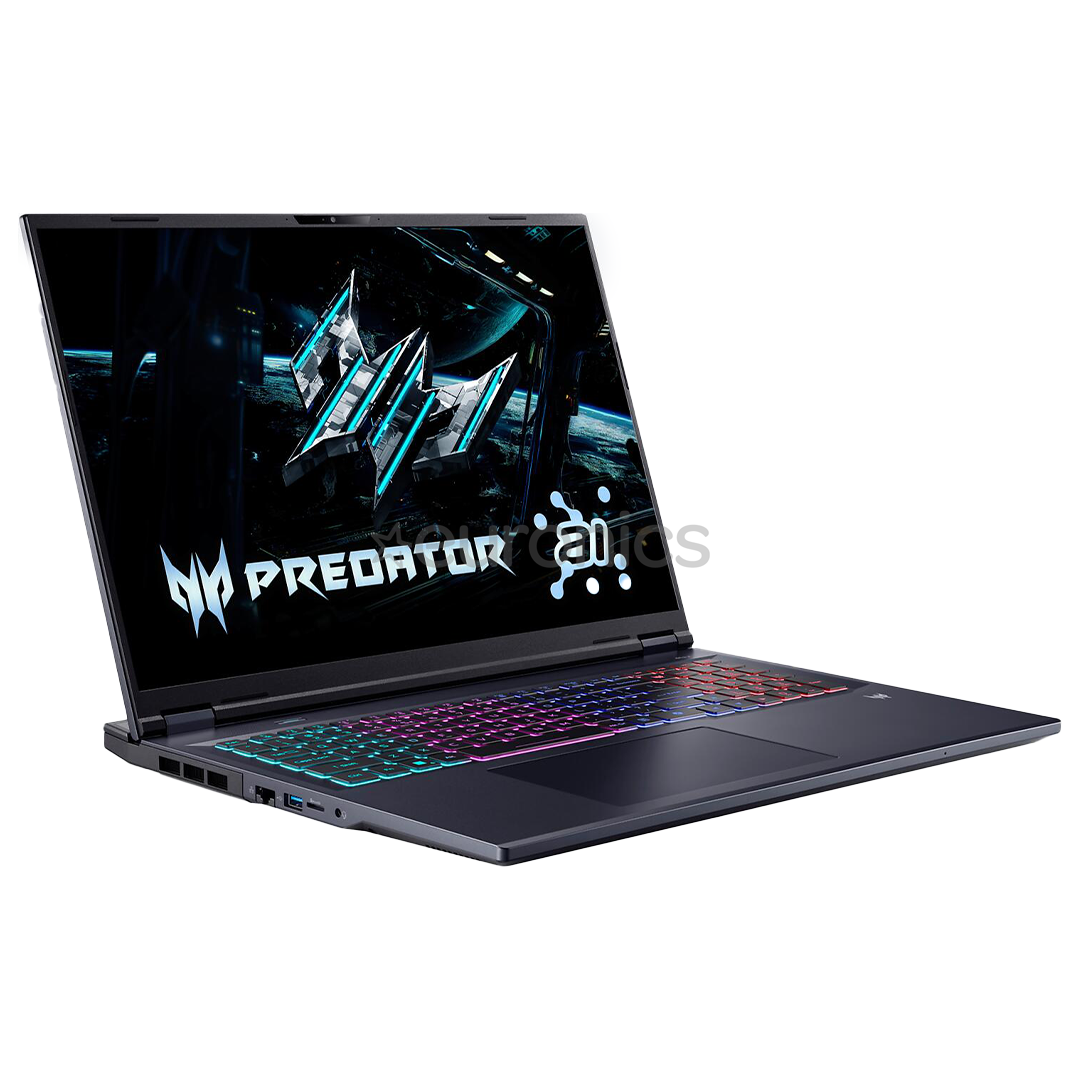 Acer Predator Helios Neo 18, 18'', WQXGA, 240 Hz, Ultra 7, 32 GB, 1 TB, RTX 5070, ENG, melna - Portatīvais dators