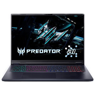 Acer Predator Helios Neo 18, 18'', WQXGA, 240 Hz, Ultra 9, 32 GB, 1 TB, RTX 5070 Ti, ENG, abyssal black - Notebook NH.QVLEL.001
