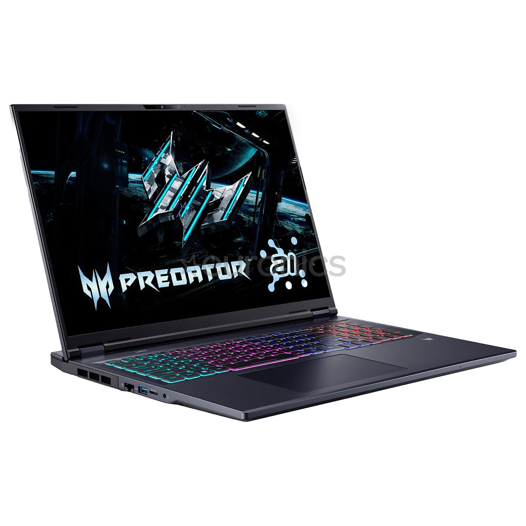 Acer Predator Helios Neo 18, 18'', WQXGA, 240 Hz, Ultra 9, 32 GB, 1 TB, RTX 5070 Ti, ENG, melna - Portatīvais dators
