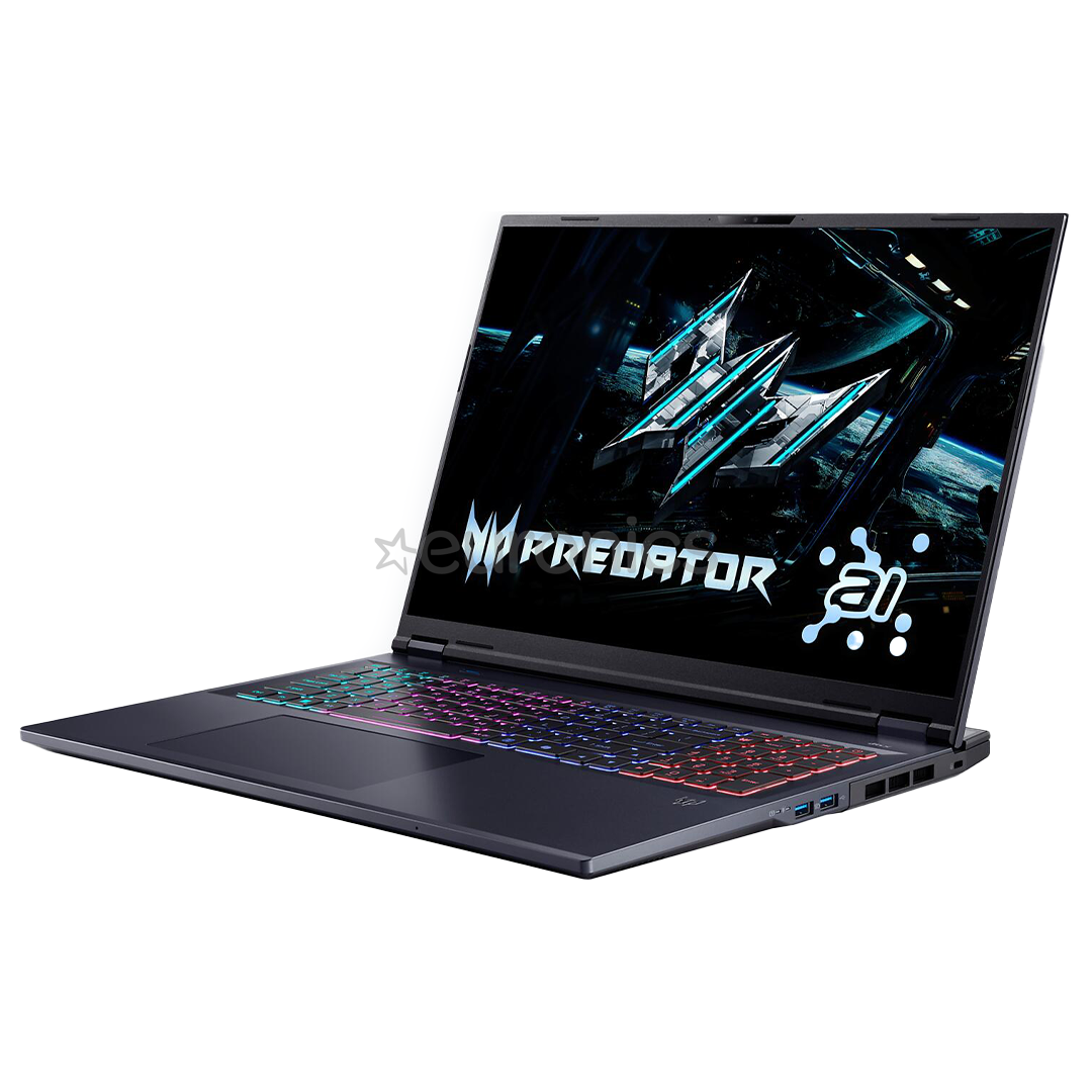 Acer Predator Helios Neo 18, 18'', WQXGA, 240 Hz, Ultra 9, 32 GB, 1 TB, RTX 5070 Ti, ENG, melna - Portatīvais dators