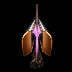 Dyson HT01 Airstrait, pelēka/vara - Matu taisnotājs