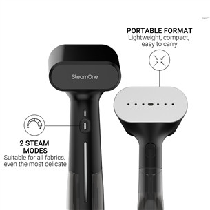 SteamOne Simon XL 2, 2000 W, black - Handheld steamer