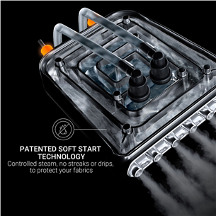 SteamOne Simon XL 2, 2000 W, black - Handheld steamer