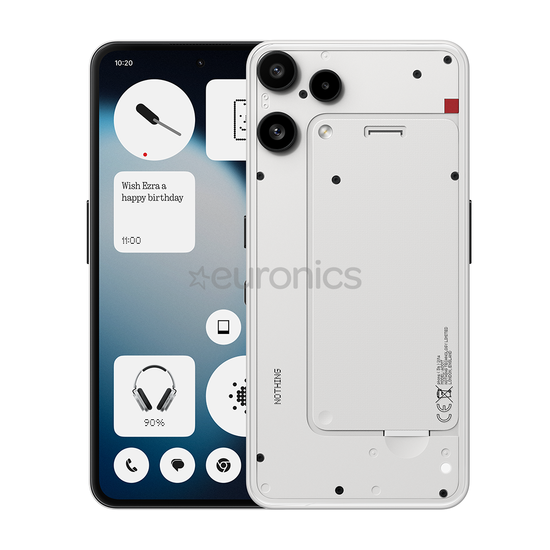 Nothing Phone (3a) lite, 8 GB, 128 GB, white - Smartphone