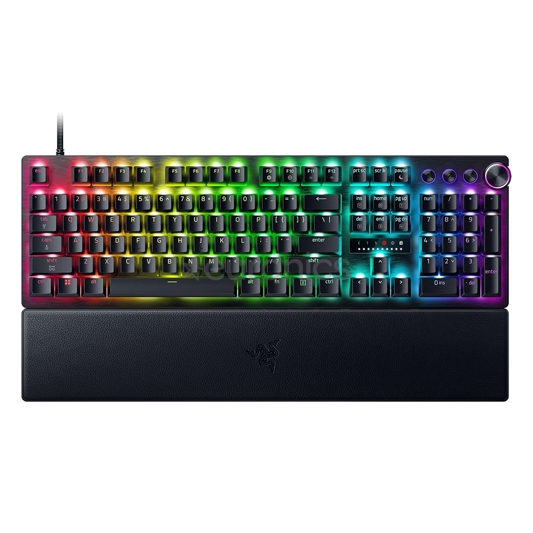 Razer Huntsman V3 Pro 8 KHz, US, melna - Klaviatūra