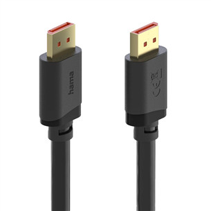 Hama DisplayPort Cable, 16K UHD, 2 m, melna - Vads