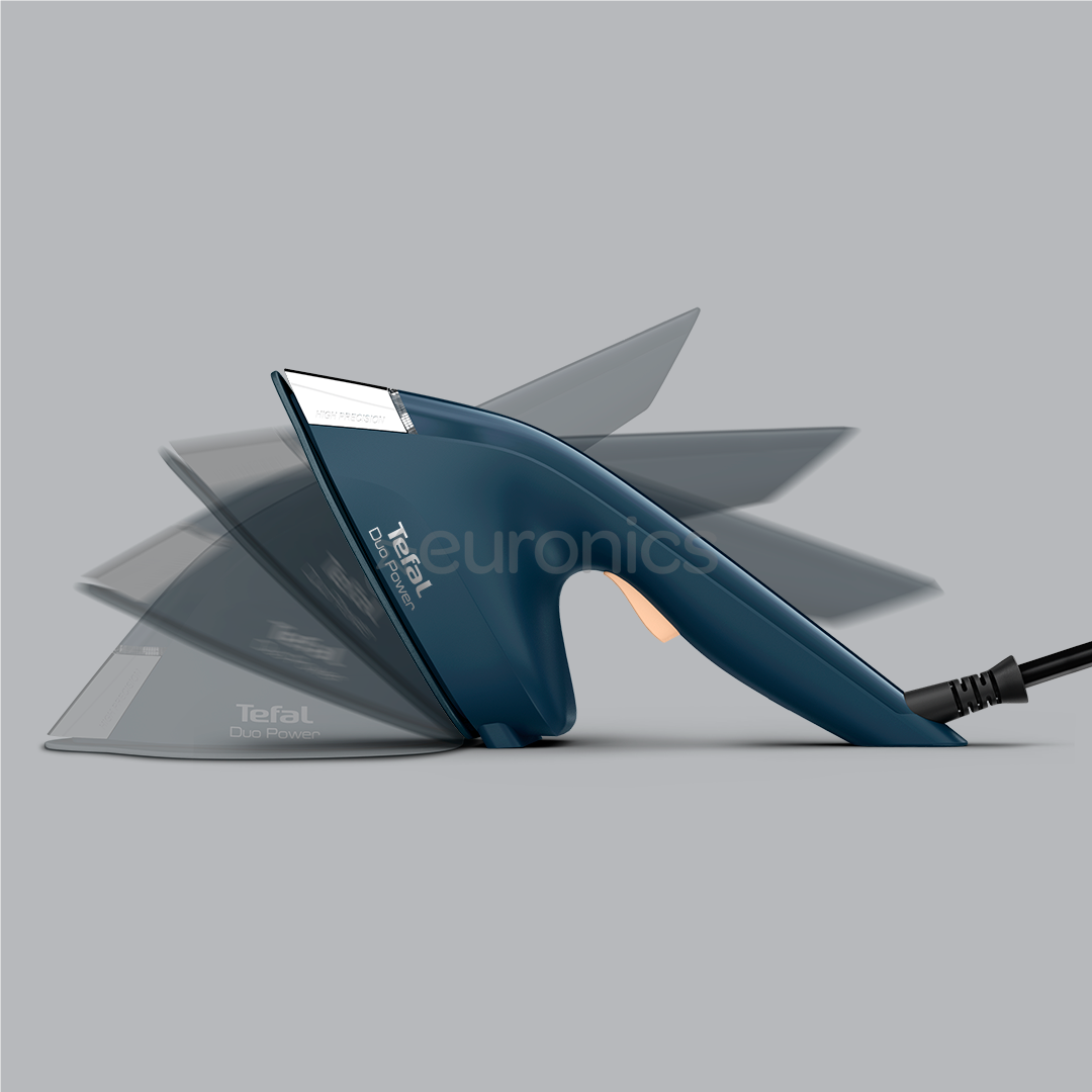 Tefal Duo Power, 2-in-1, 1700 Вт, темно-синий - Паровой утюг и отпариватель для одежды