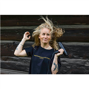 Hedgehog SOHO, 1500 W, melna - Matu fēns