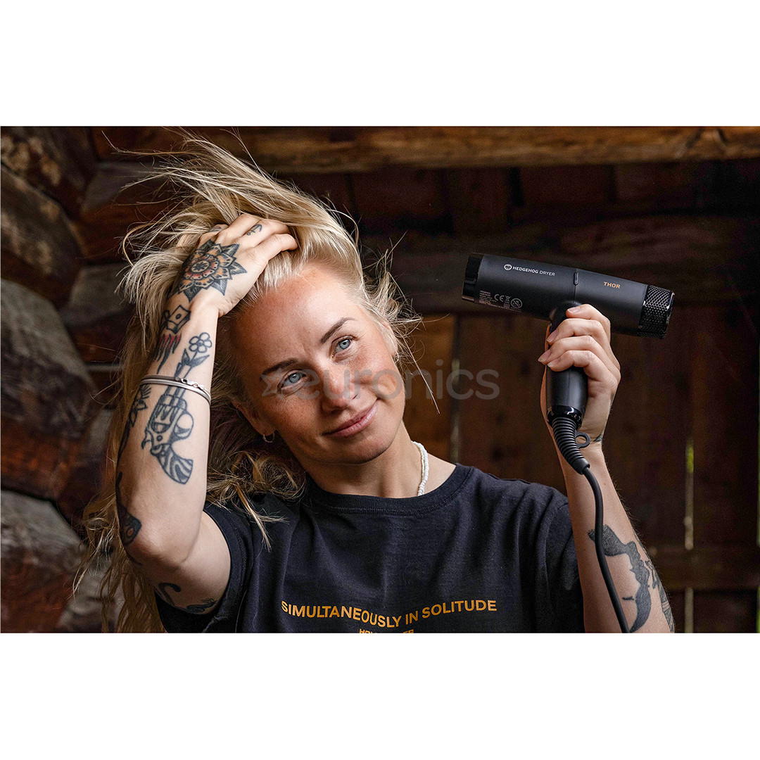 Hedgehog SOHO, 1500 W, melna - Matu fēns