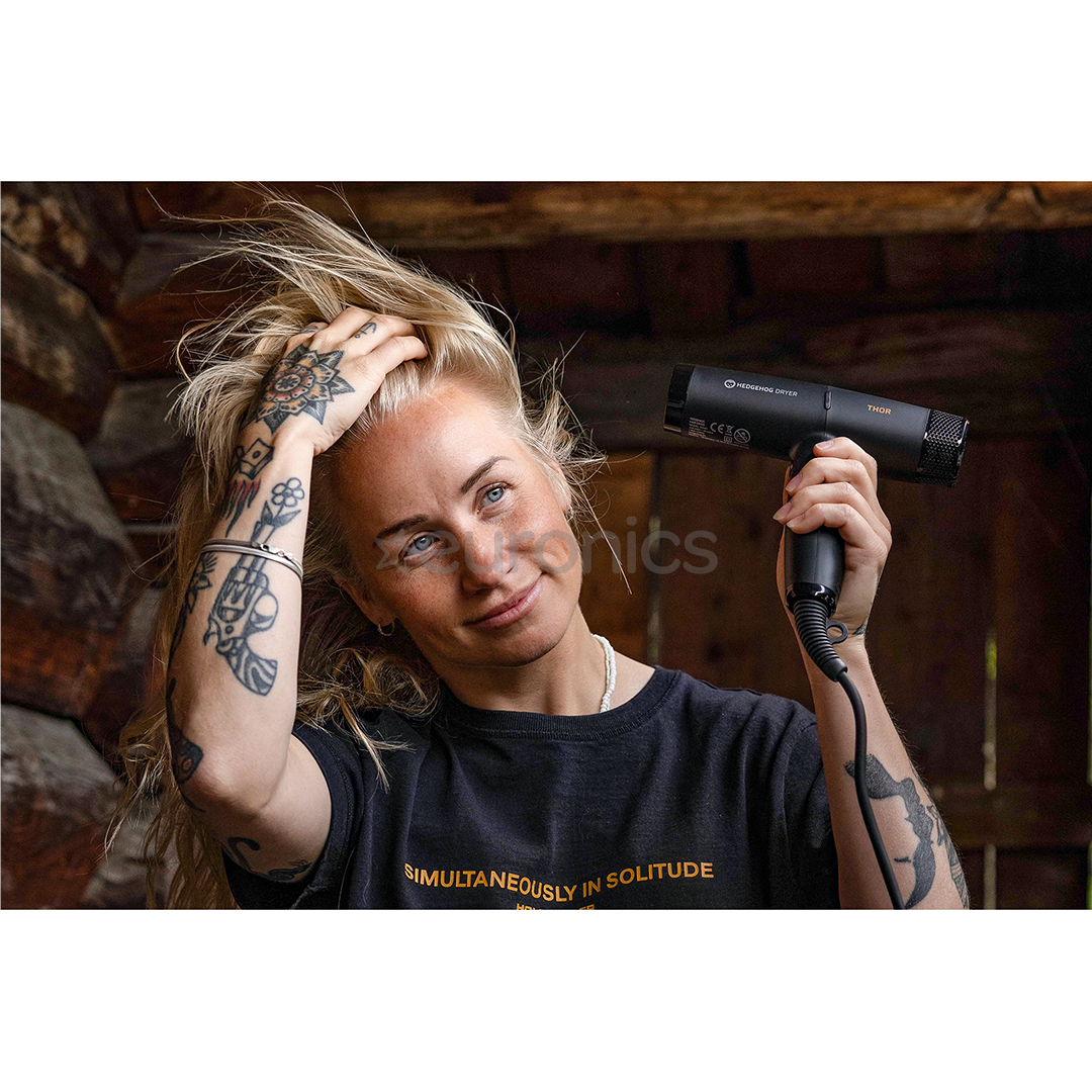 Hedgehog SOHO, 1500 Вт, черный - Фен