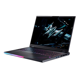 Acer Predator Helios Neo 18 AI, 18'', WQXGA, Mini-LED, 250 Hz, Ultra 9, 32 GB, 2 TB, RTX 5080, ENG, melna - Portatīvais dators