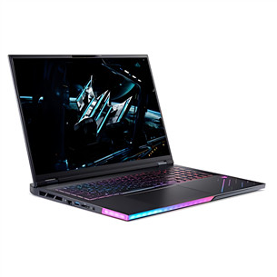 Acer Predator Helios Neo 18 AI, 18'', WQXGA, Mini-LED, 250 Hz, Ultra 9, 32 GB, 2 TB, RTX 5080, ENG, melna - Portatīvais dators