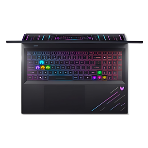 Acer Predator Helios Neo 18 AI, 18'', WQXGA, 165 Hz, Ultra 7, 16 GB, 512 GB, RTX 5060, ENG, melna - Portatīvais dators