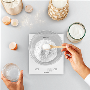 Tefal Essential, white - Kitchen scale