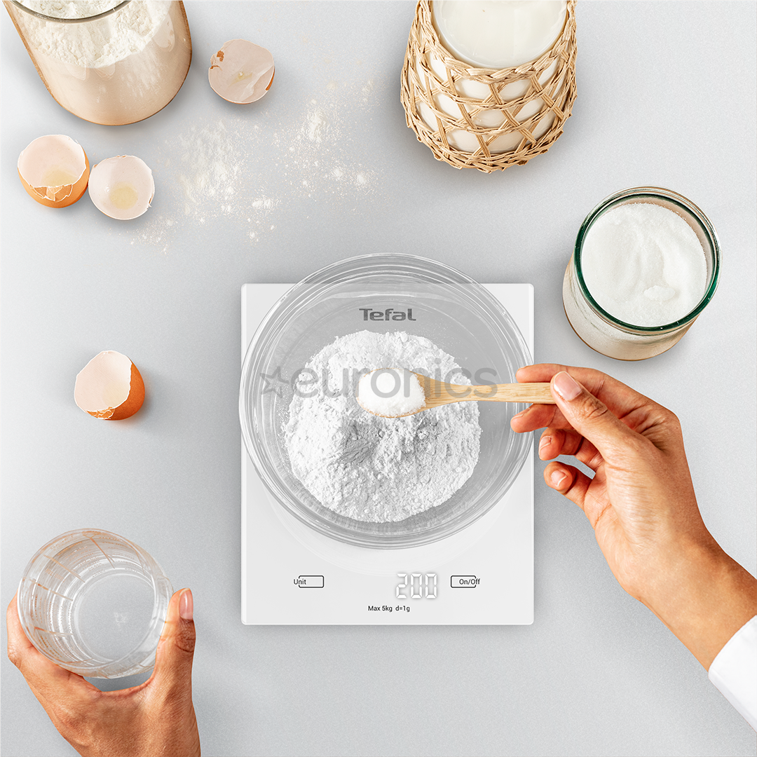 Tefal Essential, white - Kitchen scale