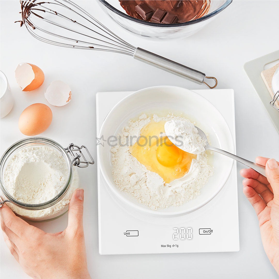 Tefal Essential, white - Kitchen scale