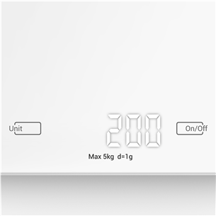 Tefal Essential, white - Kitchen scale