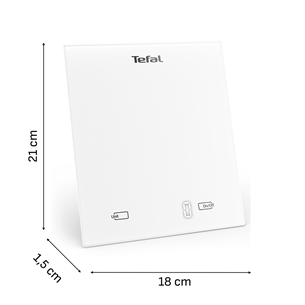 Tefal Essential, white - Kitchen scale